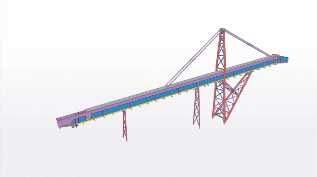 transportador de correiras projeto com BIM