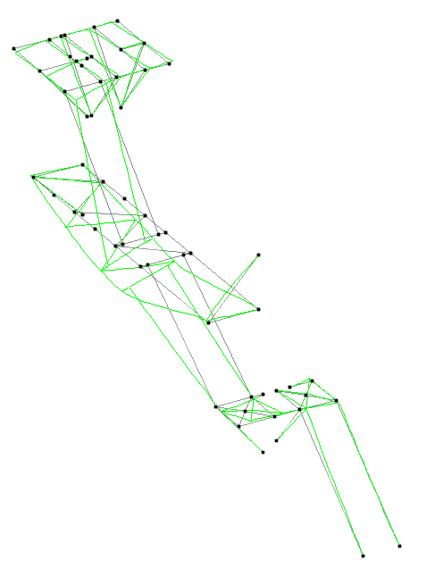 Imagem ilustrativa de condições de contorno com deformações exageradas.