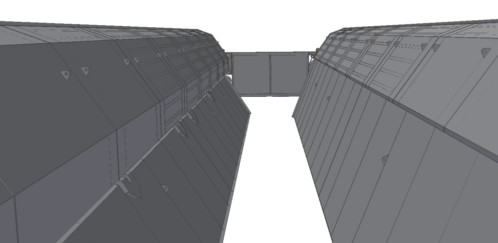 Modelo 3D da tropicalização do projeto de uma bandeja de filttragem